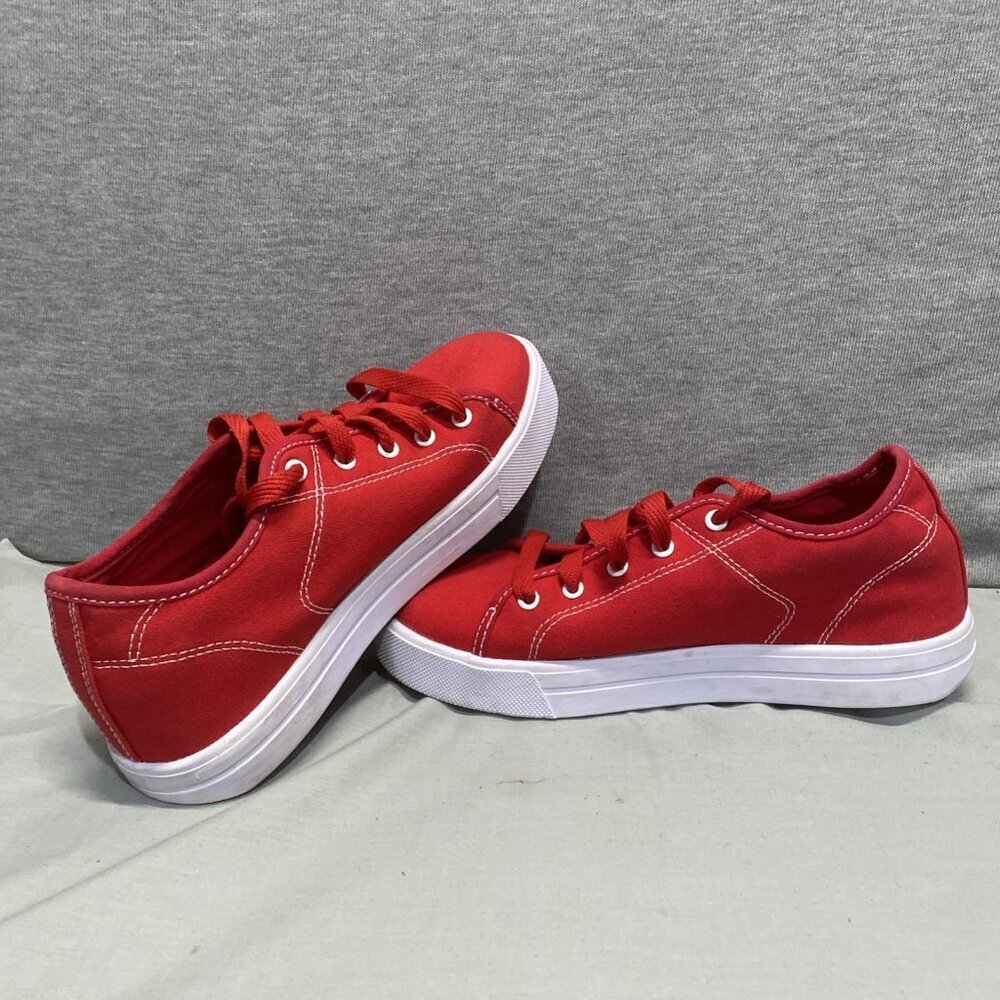 Heelys Youth Boys Size 6 Pro 20 HES10456 Red Roller Skate Shoes Lace Up Low Top - Picture 3 of 7